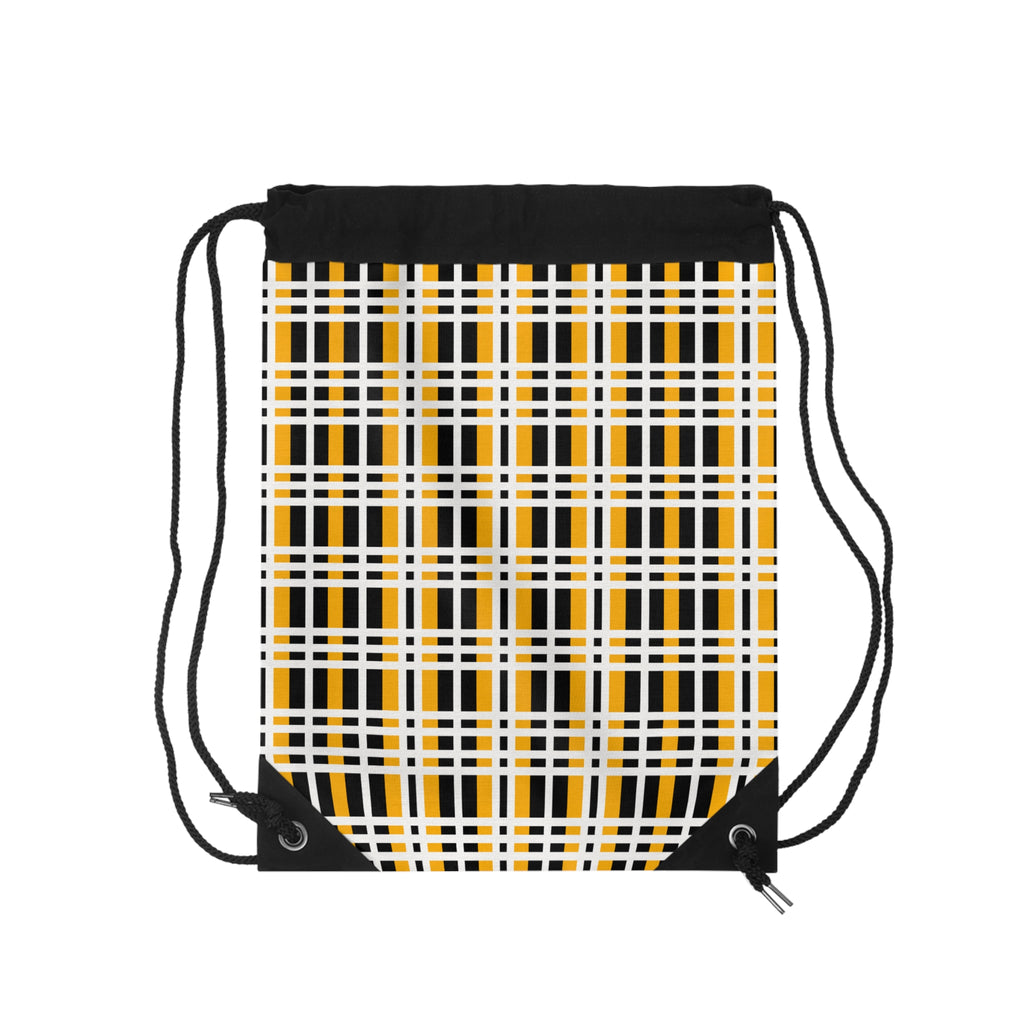 Stylish Plaid Drawstring Bag for Everyday Use, Gym, School, Travel, Reusable Tote, Perfect Gift for Students and Friends