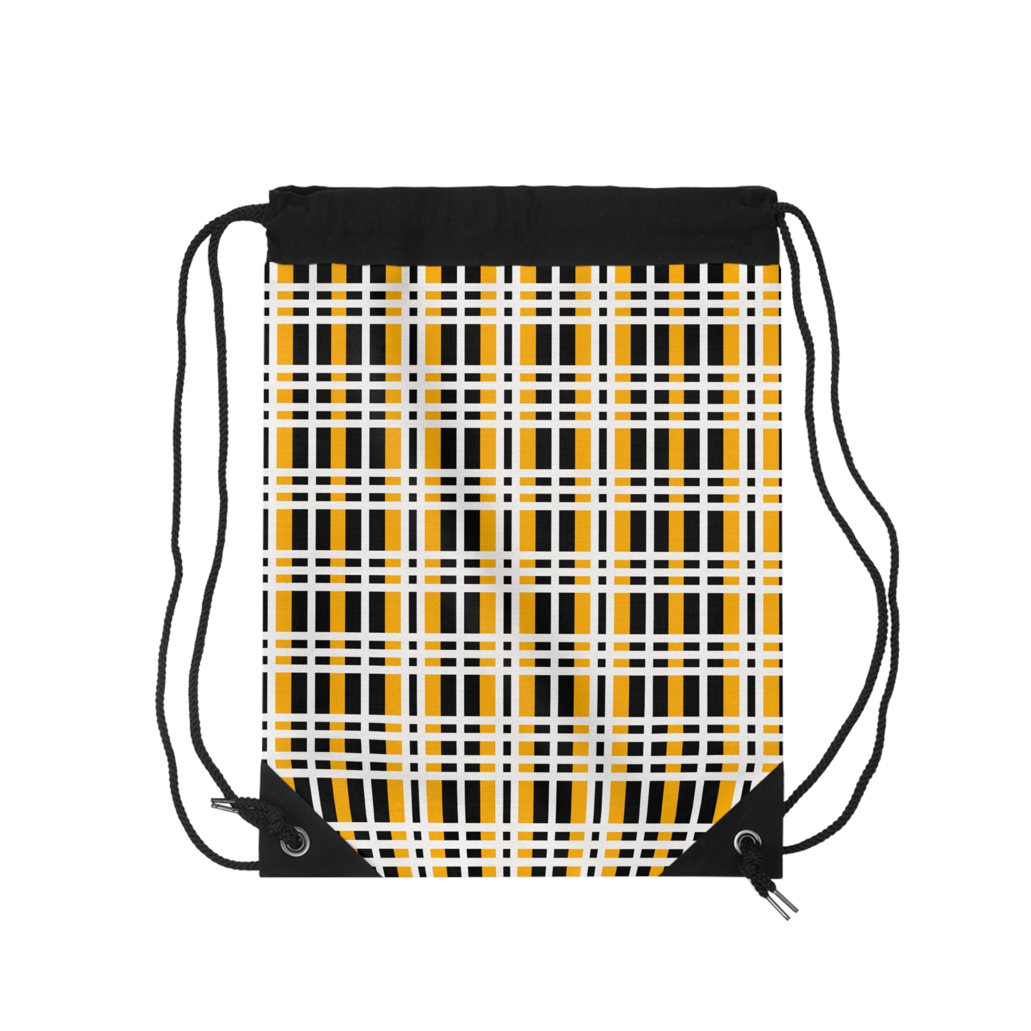 Stylish Plaid Drawstring Bag for Everyday Use, Gym, School, Travel, Reusable Tote, Perfect Gift for Students and Friends