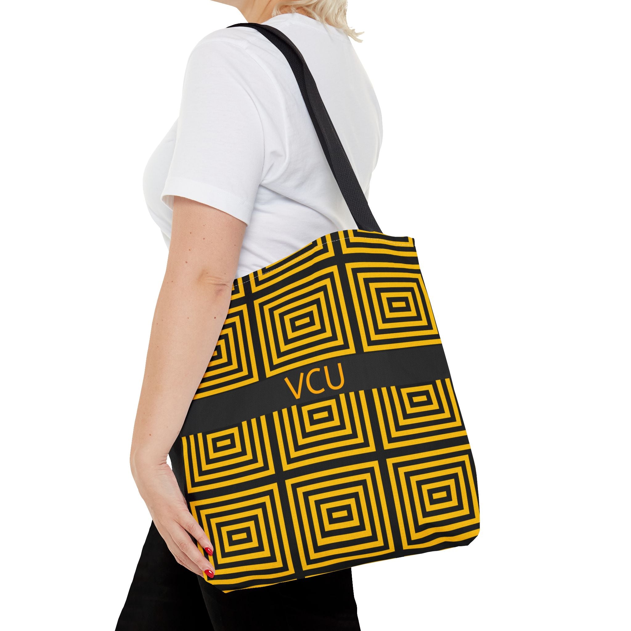 Stylish AOP Tote Bag for Everyday Use, Crossbody Bag, Fashionable Shopping Bag, Gift for Students, Perfect for College