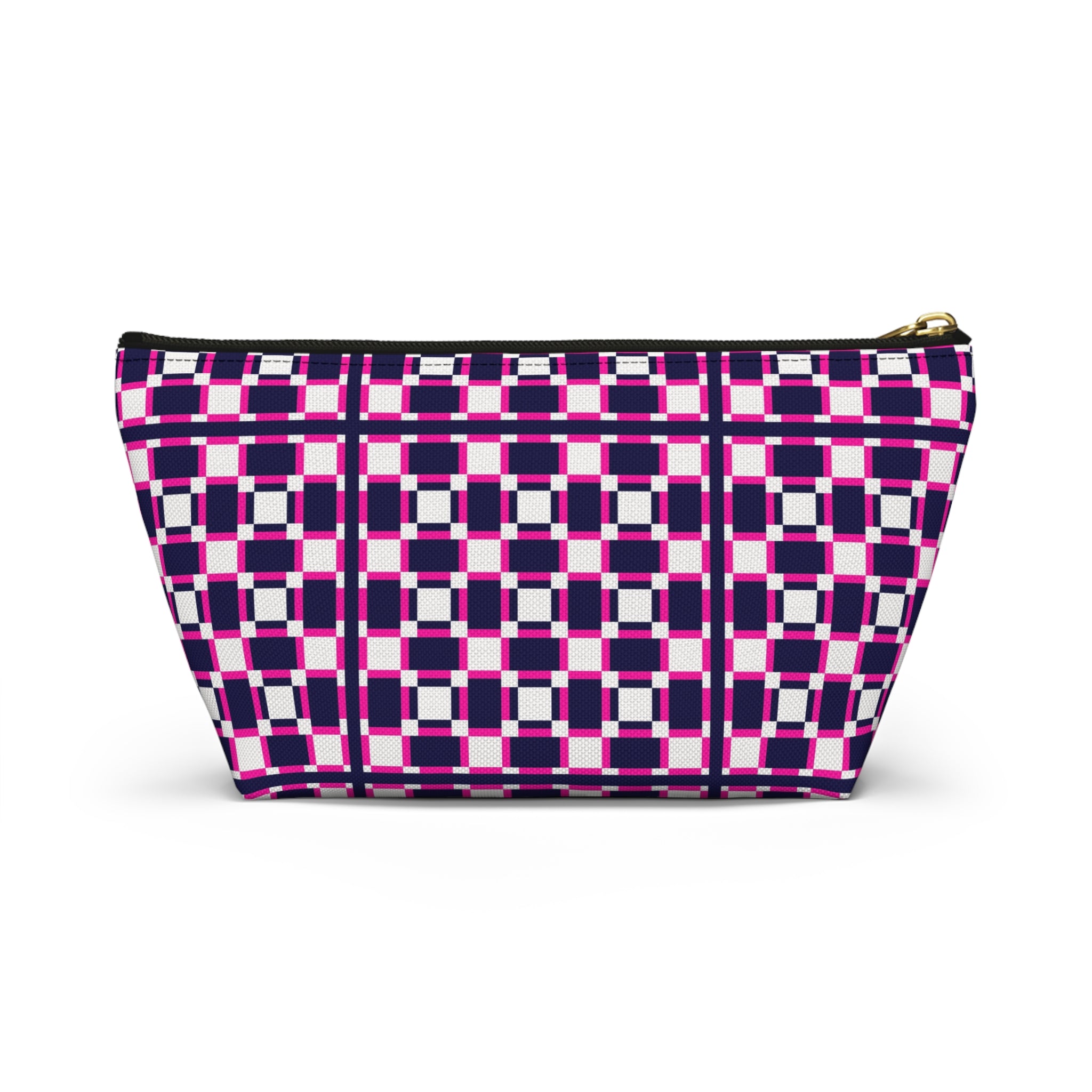 Vibrant Geometric Accessory Pouch, Makeup Bag, Organizing Pouch, Gift for Her, Travel Essentials, Fashion Accessory