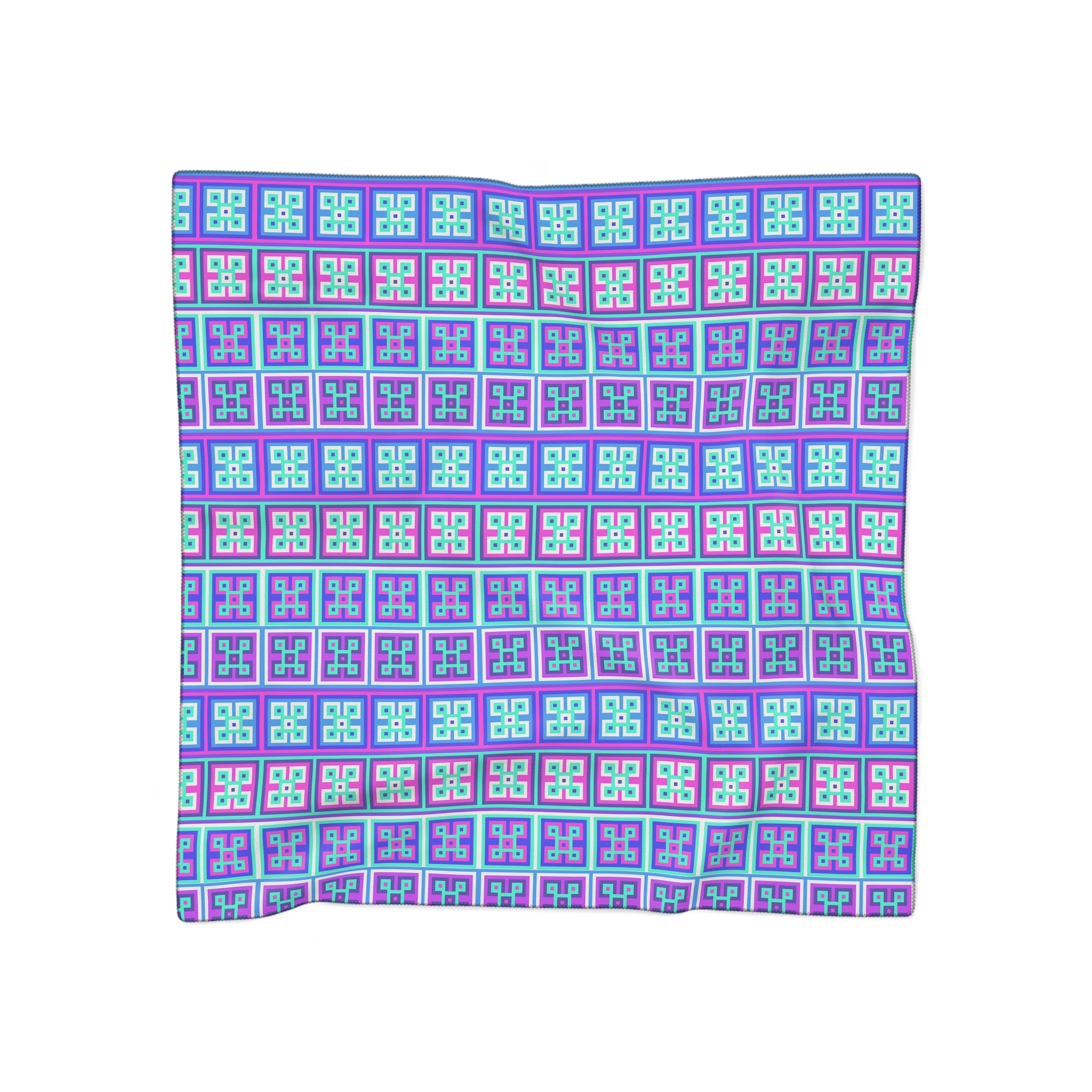 Vibrant Poly Scarf – Colorful Fashion Accessory for Everyday Wear, Perfect for Spring, Summer, Gifts, Festivals, and Travel