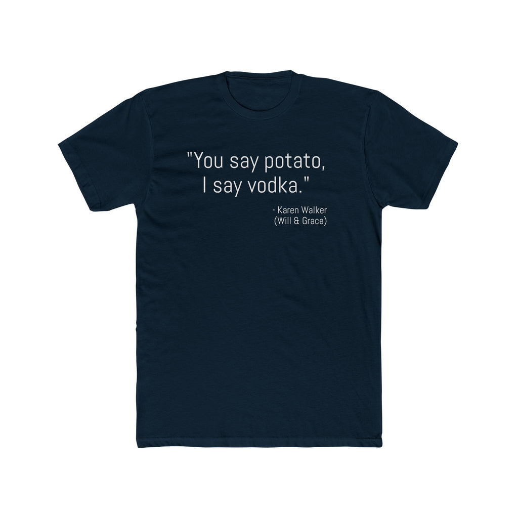 Funny Quote Cotton Crew Tee, Casual Tee for Friends, Gift for Her, Humor T-Shirt, Unique Birthday Gift, Stylish Lounge Wear
