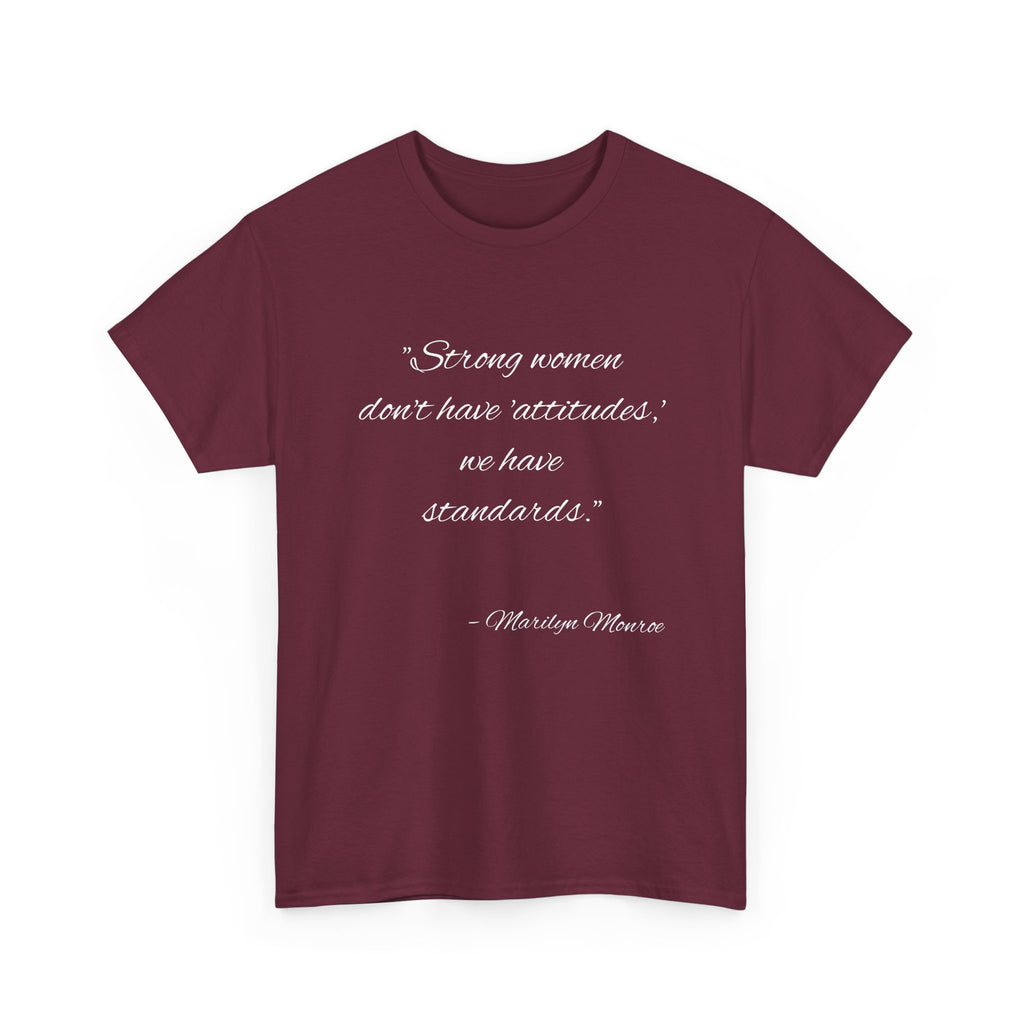 Strong Women Unisex Heavy Cotton Tee - Empowerment Shirt, Inspirational Apparel, Gift for Her, Birthday Gift, Motivational Quote Tee