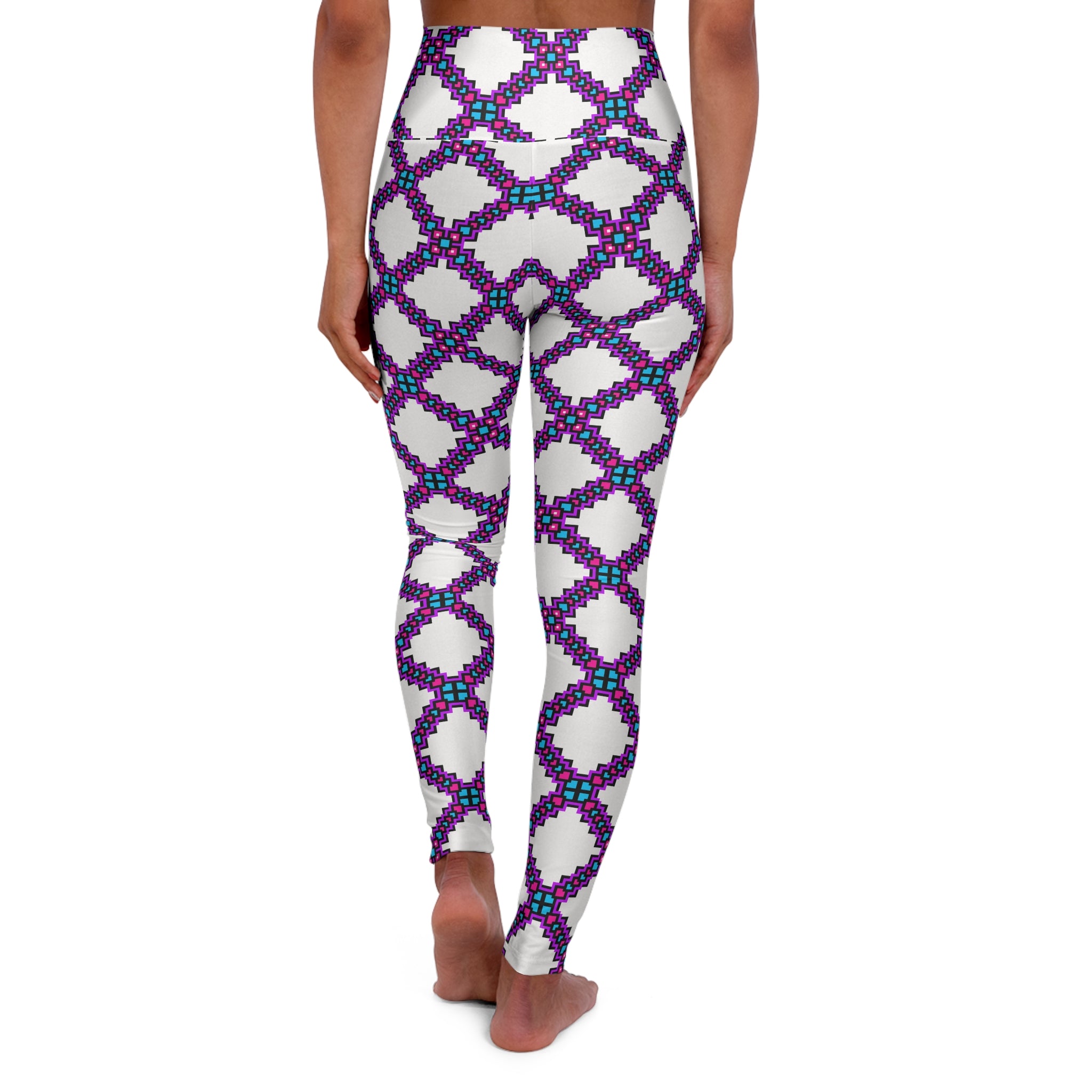 High Waisted Yoga Leggings, Colorful Workout Leggings, Fitness Leggings, Activewear for Women, Yoga Outfit, Casual Leggings