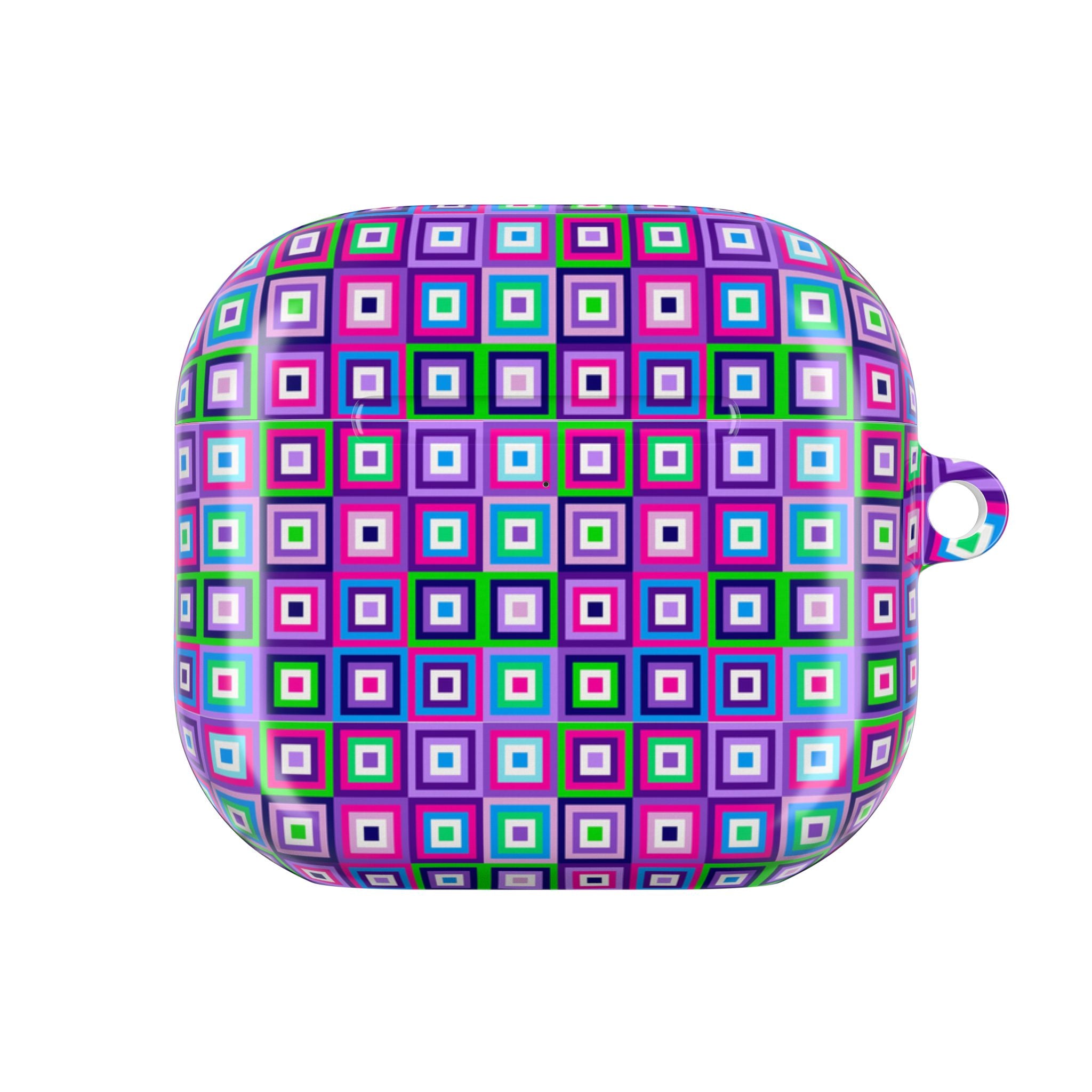 Colorful Geometric AirPod Cases – Trendy Accessory, Gift for Music Lovers, Fun Tech Style, Cute AirPods Cover, Modern Tech Gadget
