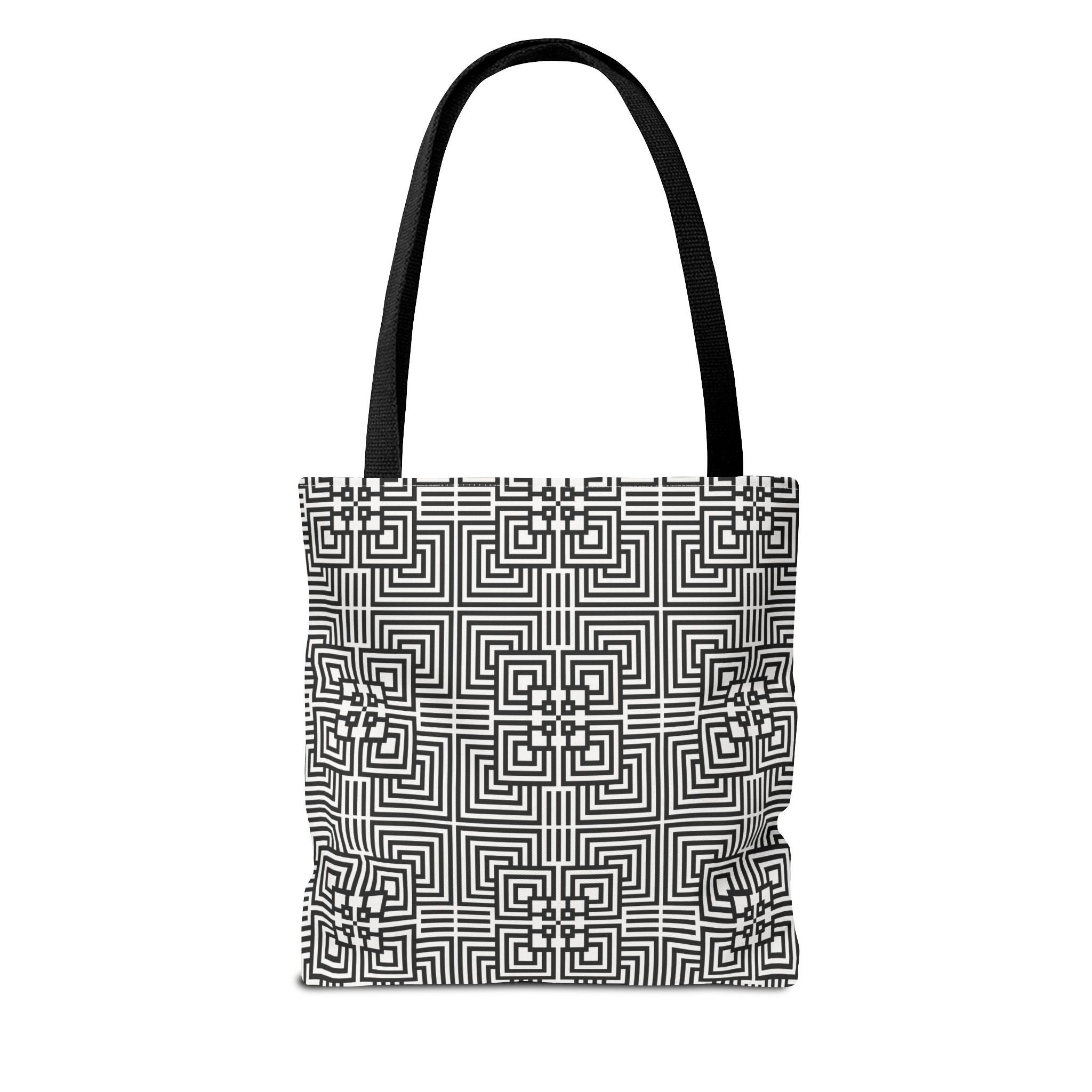 Chic Geometric Tote Bag, Stylish Eco-Friendly Bag, Perfect for Shopping, Beach, Gym, Gifts, Everyday Use