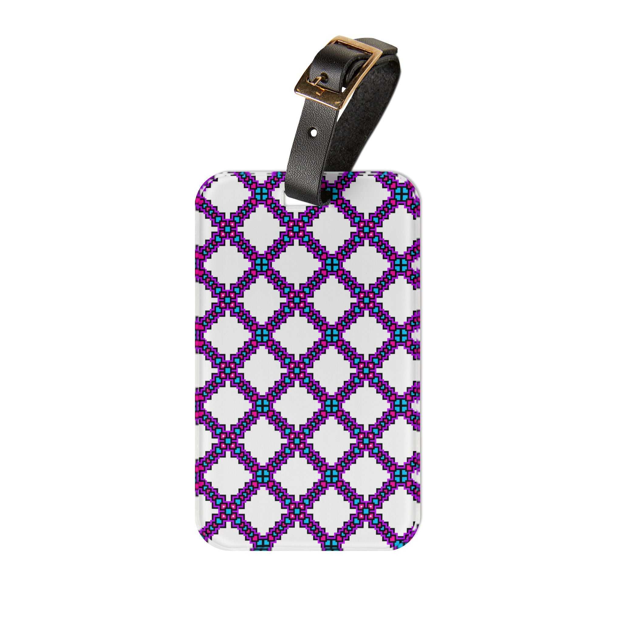 Colorful Bohemian Luggage Tag - Travel Accessory, Personalized Gift, Vacation Essential, Baggage Identifier, Unique Travel Tags