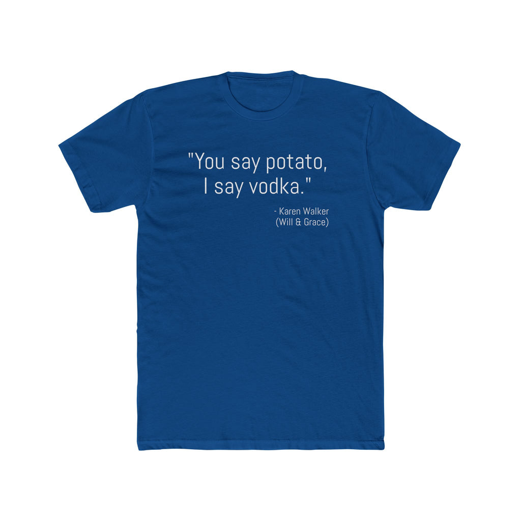 Funny Quote Cotton Crew Tee, Casual Tee for Friends, Gift for Her, Humor T-Shirt, Unique Birthday Gift, Stylish Lounge Wear