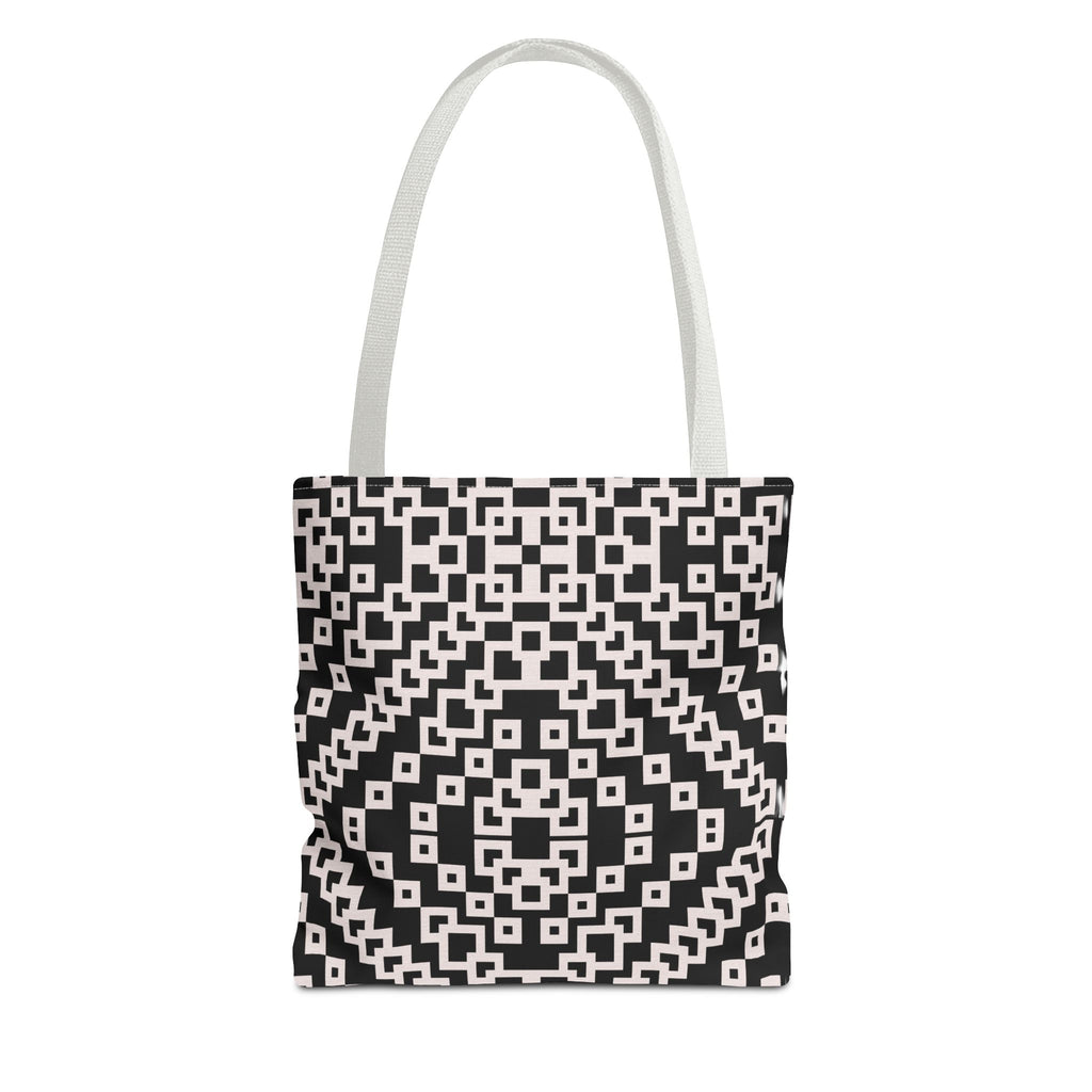 Chic Black and White Geometric Tote Bag | Stylish Everyday Carryall, Reusable Grocery Bag, Fashion Accessory, Gift for Her, Travel Tote