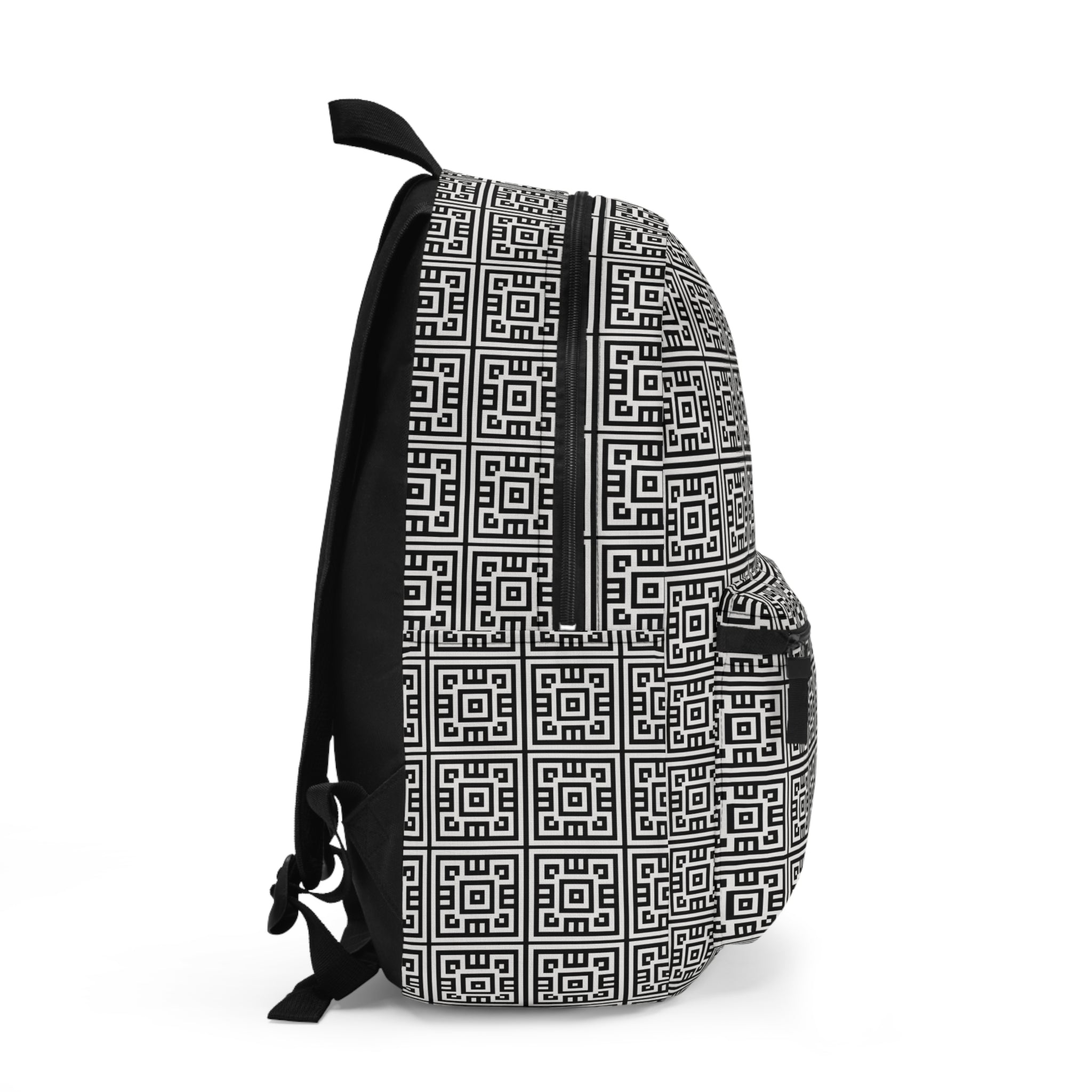 Stylish Geometric Backpack | Trendy School Bag, Everyday Carry, Travel Essentials, Unique Design, Gift for Students