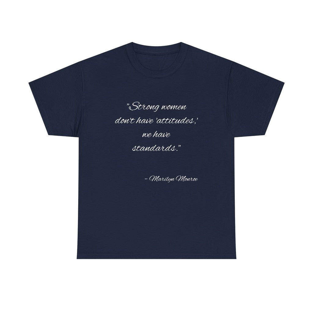 Strong Women Unisex Heavy Cotton Tee - Empowerment Shirt, Inspirational Apparel, Gift for Her, Birthday Gift, Motivational Quote Tee
