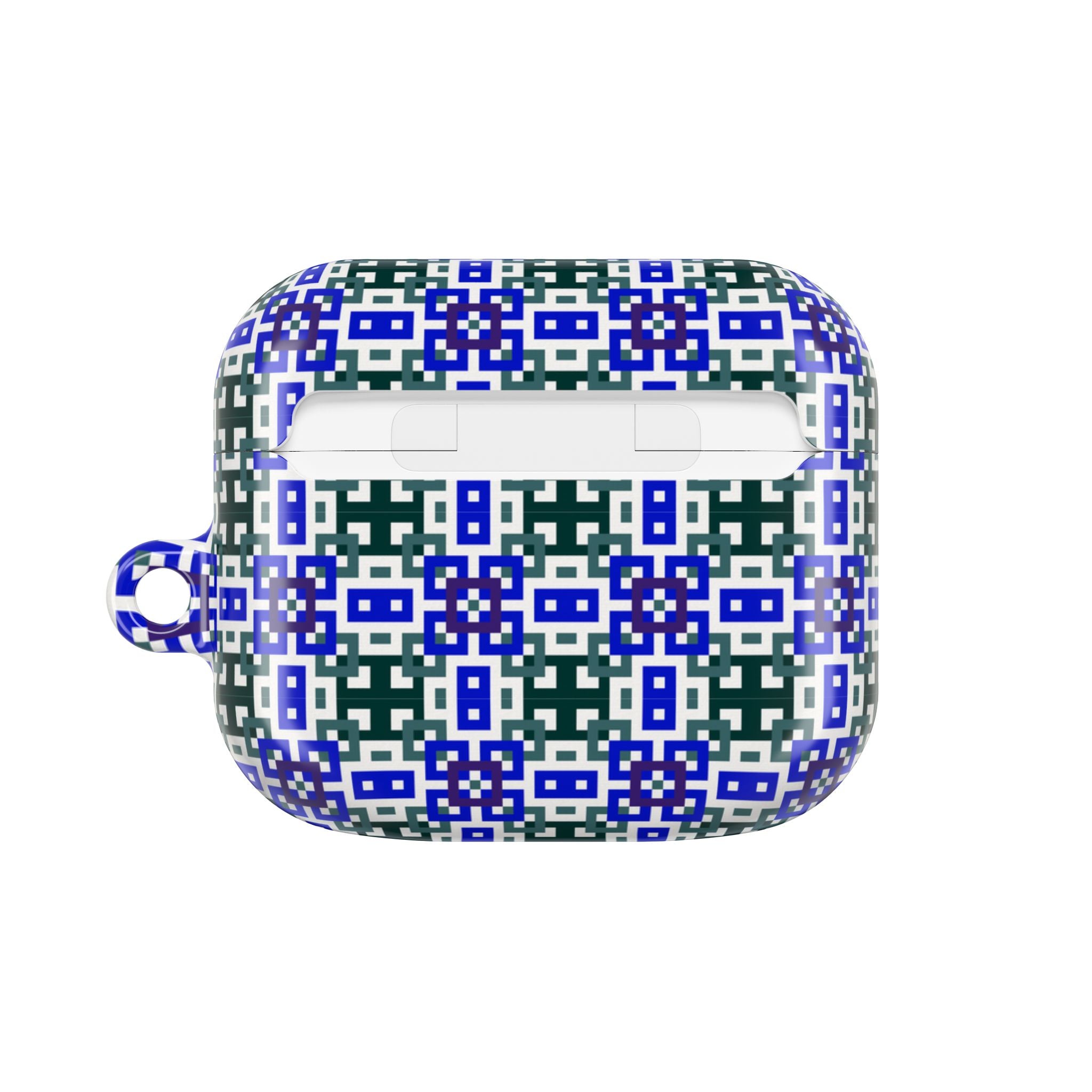 Stylish AirPod Case with Geometric Pattern - Customizable Earbud Protector for Gifts, Fashion Accessory, Tech Gadget Cover, Travel [...]