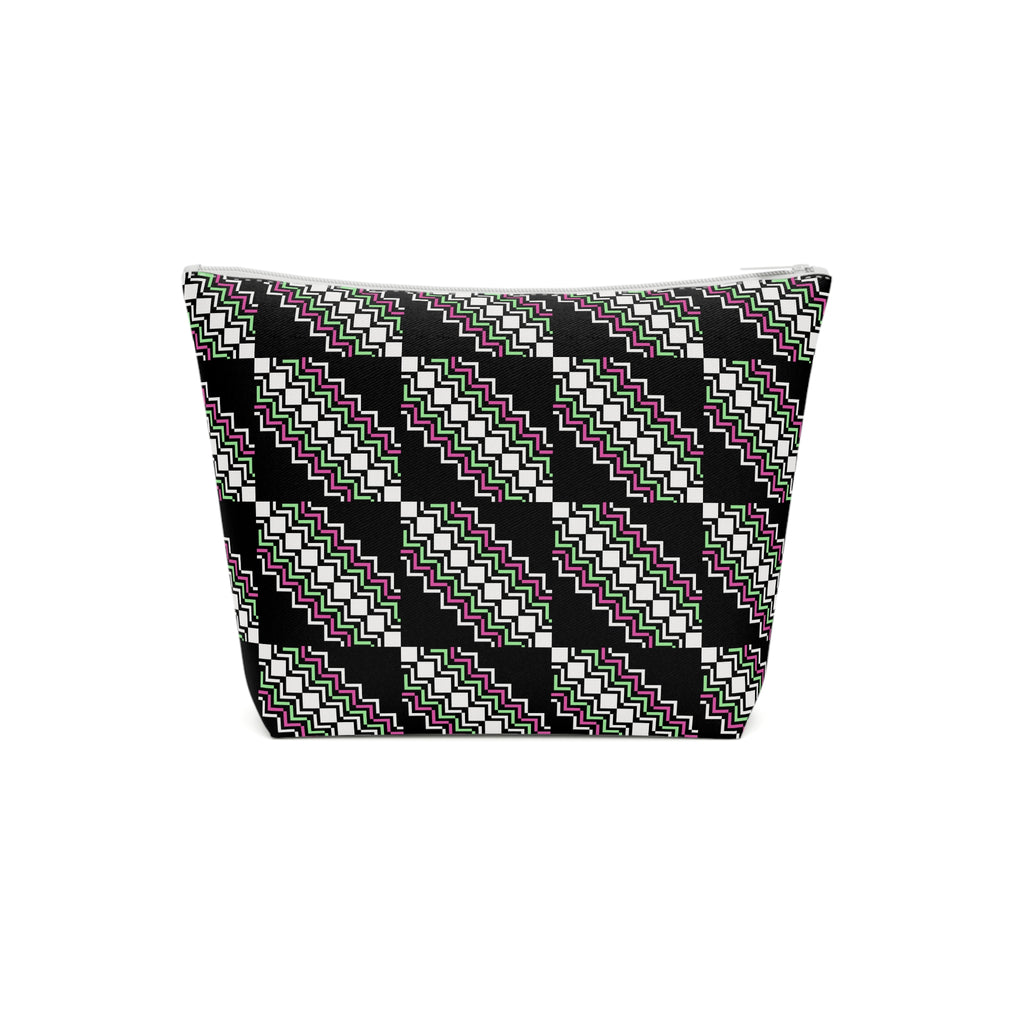 Chic Patterned Cotton Cosmetic Bag | Makeup Organizer, Travel Pouch, Cute Gift, Stylish Clutch, Everyday Essentials