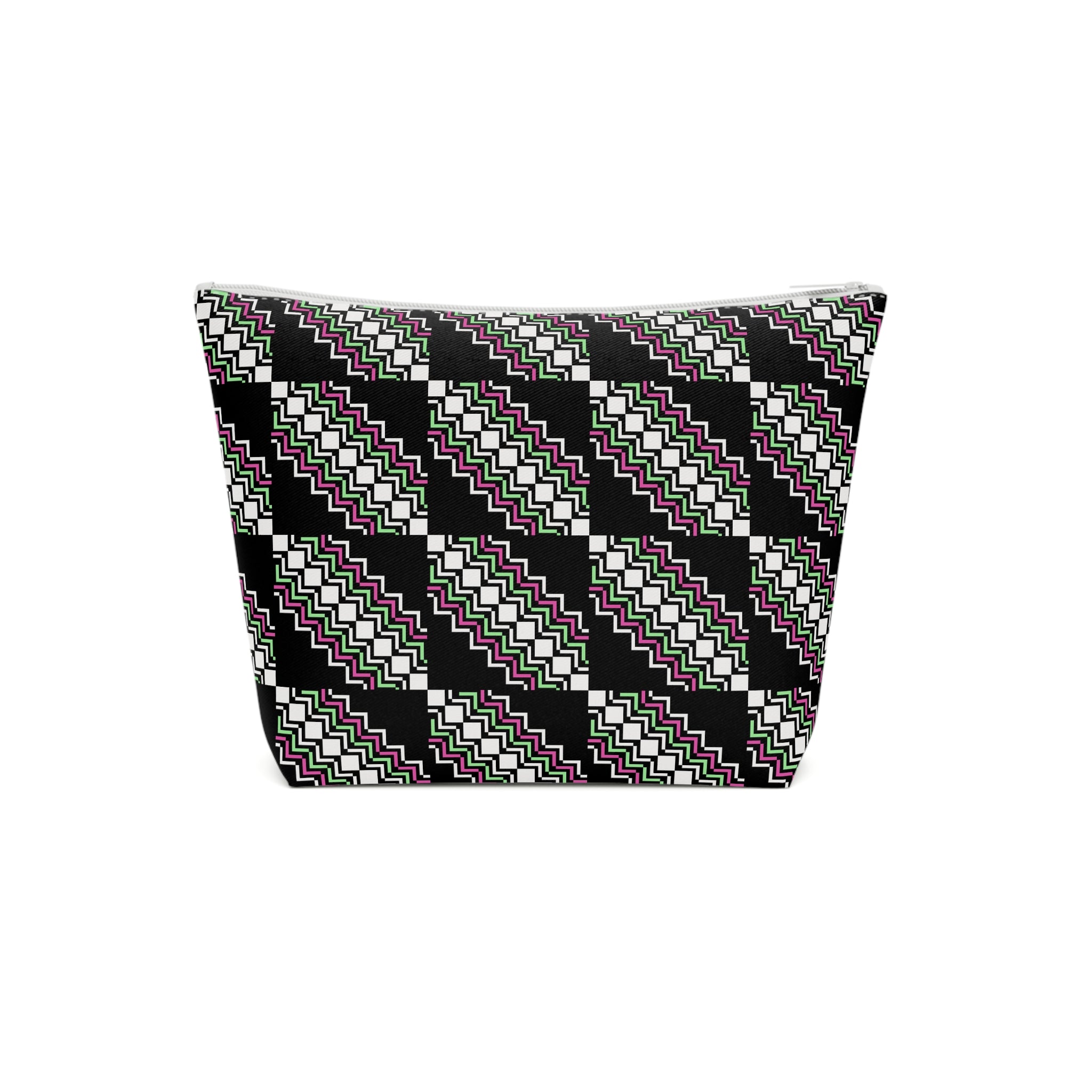 Chic Patterned Cotton Cosmetic Bag | Makeup Organizer, Travel Pouch, Cute Gift, Stylish Clutch, Everyday Essentials