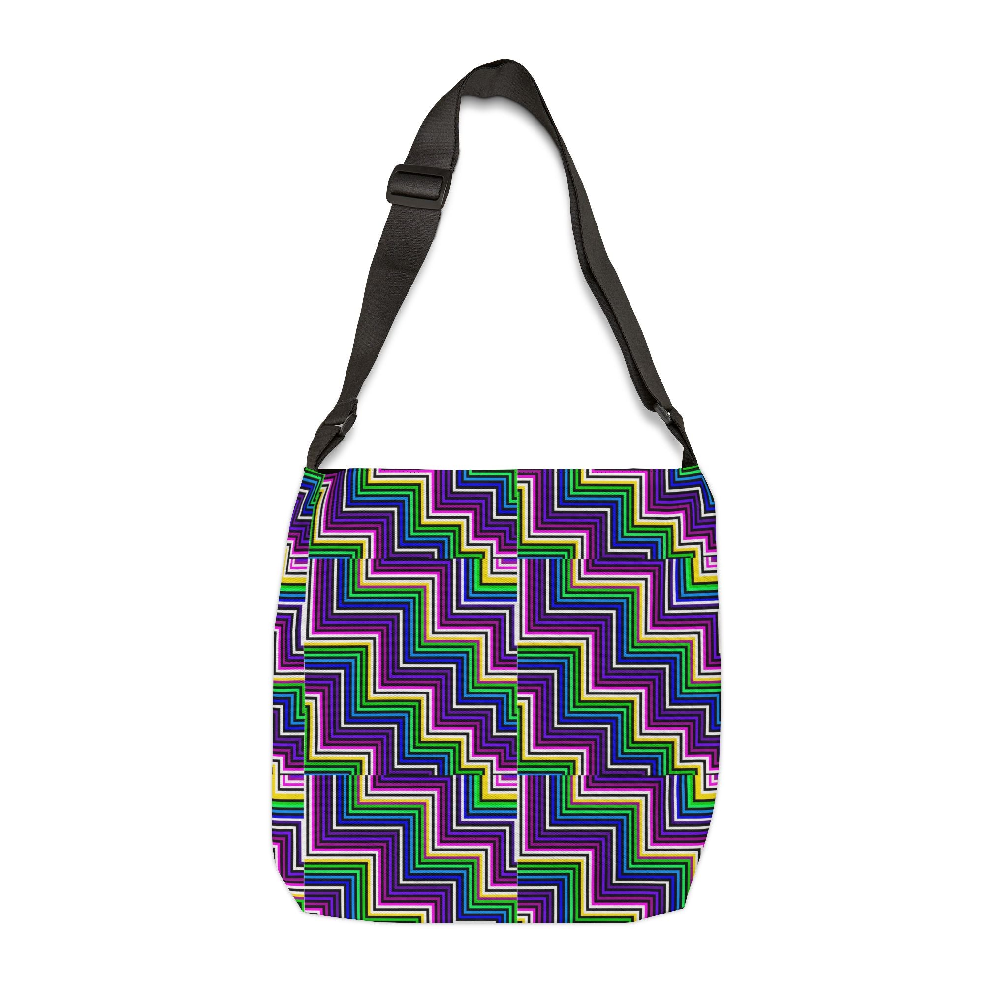 Bold Geometric Tote Bag, Stylish Shopper, Eco-Friendly Carryall, Gift for Her, Travel Accessory, Work or School Bag