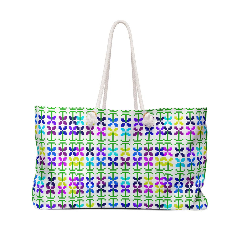 Vibrant Floral Weekender Bag - Perfect for Travel, Gym, Beach, or Overnight Stays, Ideal Gift for Friends and Family